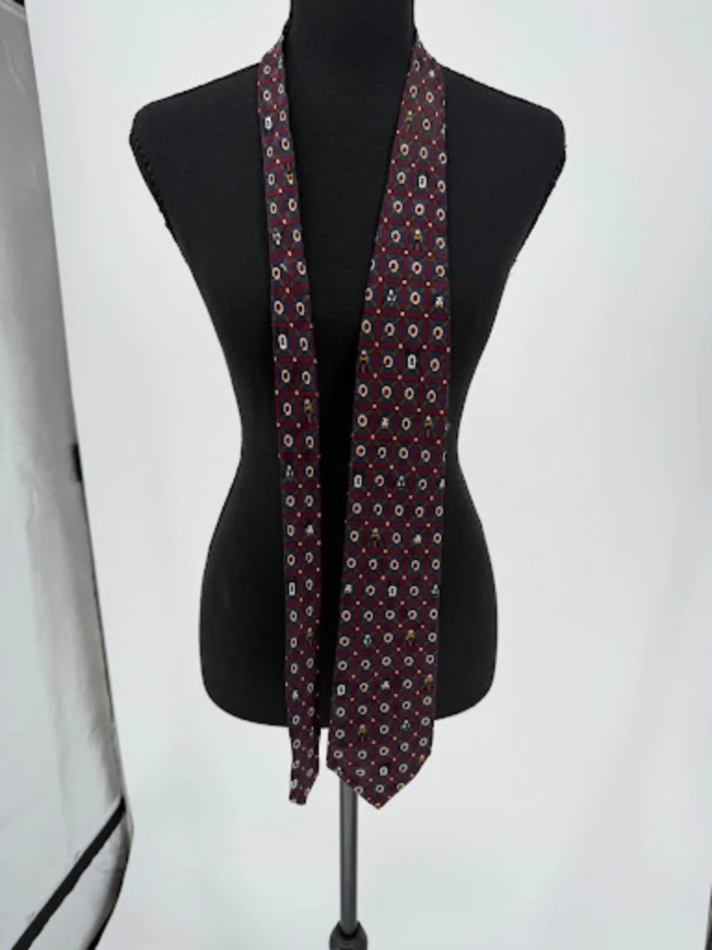 Vintage The Disney Store Classic Characters Silk Necktie